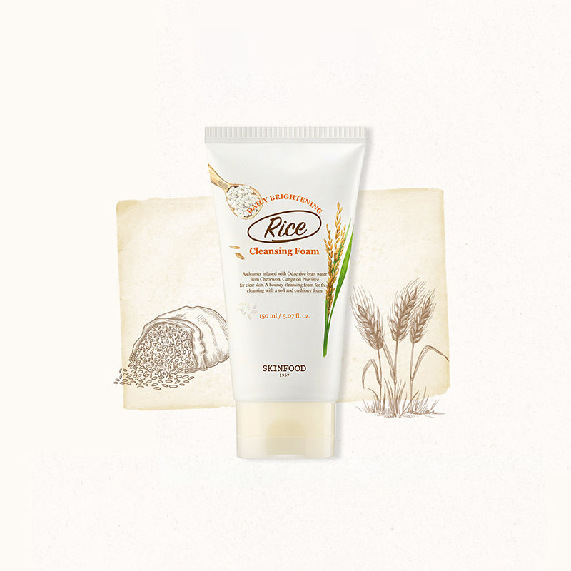 Rice Daily Brightening Cleansing Foam